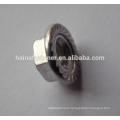 din6923 flange hex nut,carbon steel flange nut,serrated flange nut